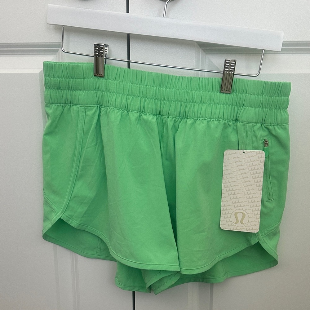Lululemon Athletica Vibrant Green Athletic Shorts